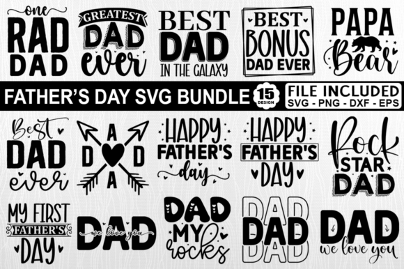 Elevating Commercial Craft: The Strategic Value of the Father’s Day SVG Bundle and Dad SVG Design