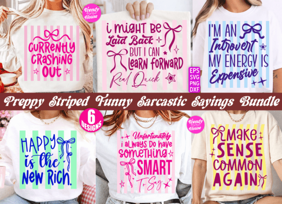 Evaluating the Preppy Sarcastic Sayings SVG PNG Bundle for Creative Projects