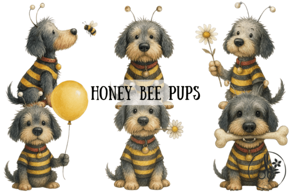 Honey Bee Pups - Png Pdf Clipart: A Practical Guide for Crafters and Designers
