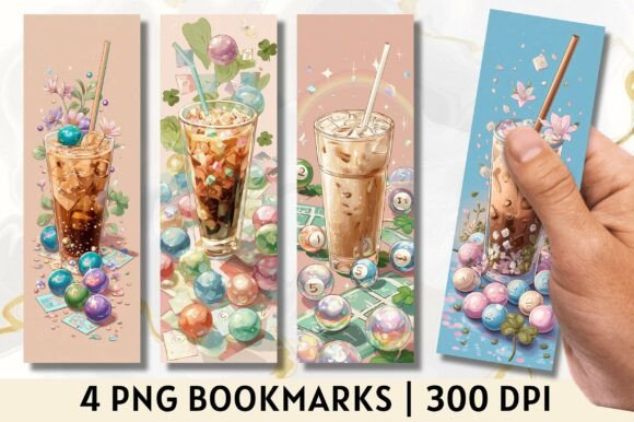 Integrating Iced Coffee Bingo Drinks Bookmark Design into Your Creative and Business Workflows